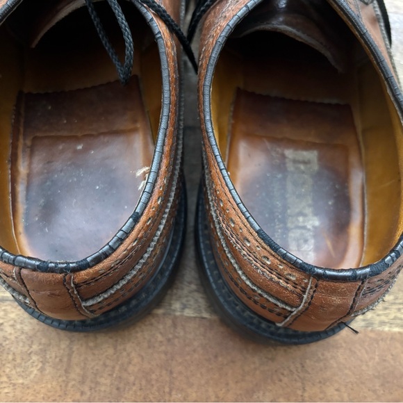 Vintage Dexter Brown leather Brogue punched wingtip Men's Oxfords 12 D - Picture 8 of 8